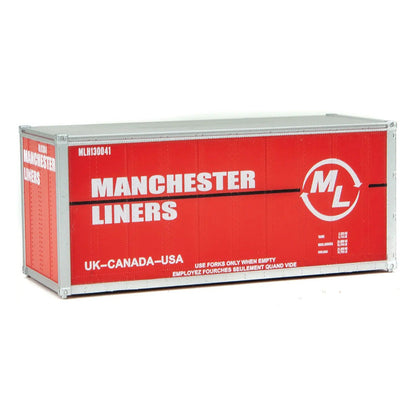 Walthers SceneMaster 949-8656 HO 20' Smooth-Side - Manchester Liners