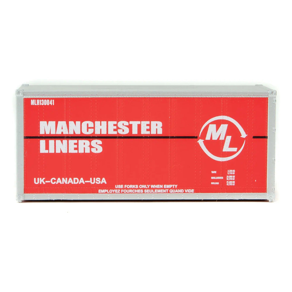 Walthers SceneMaster 949-8656 HO 20' Smooth-Side - Manchester Liners