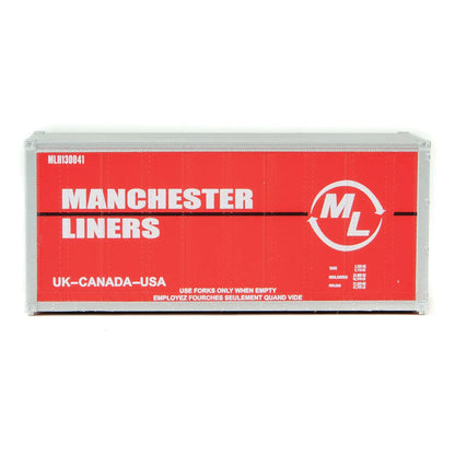 Walthers SceneMaster 949-8656 HO 20' Smooth-Side - Manchester Liners