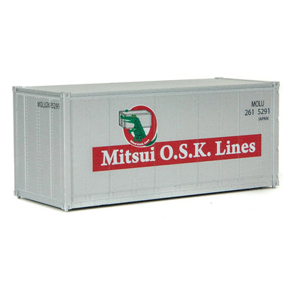 Walthers SceneMaster 949-8657 HO 20' Smooth-Side - Mitsui OSK Lines