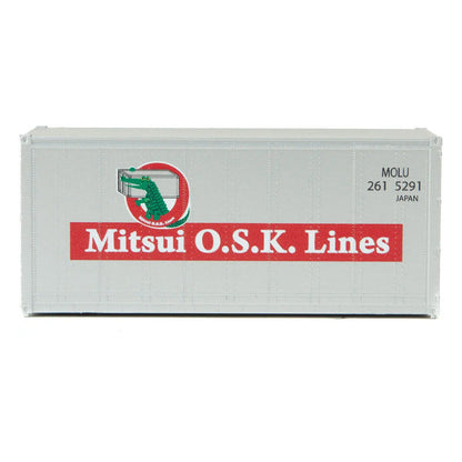 Walthers SceneMaster 949-8657 HO 20' Smooth-Side - Mitsui OSK Lines