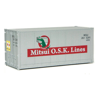 Walthers SceneMaster 949-8657 HO 20' Smooth-Side - Mitsui OSK Lines