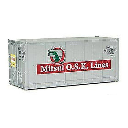Walthers SceneMaster 949-8657 HO 20' Smooth-Side - Mitsui OSK Lines