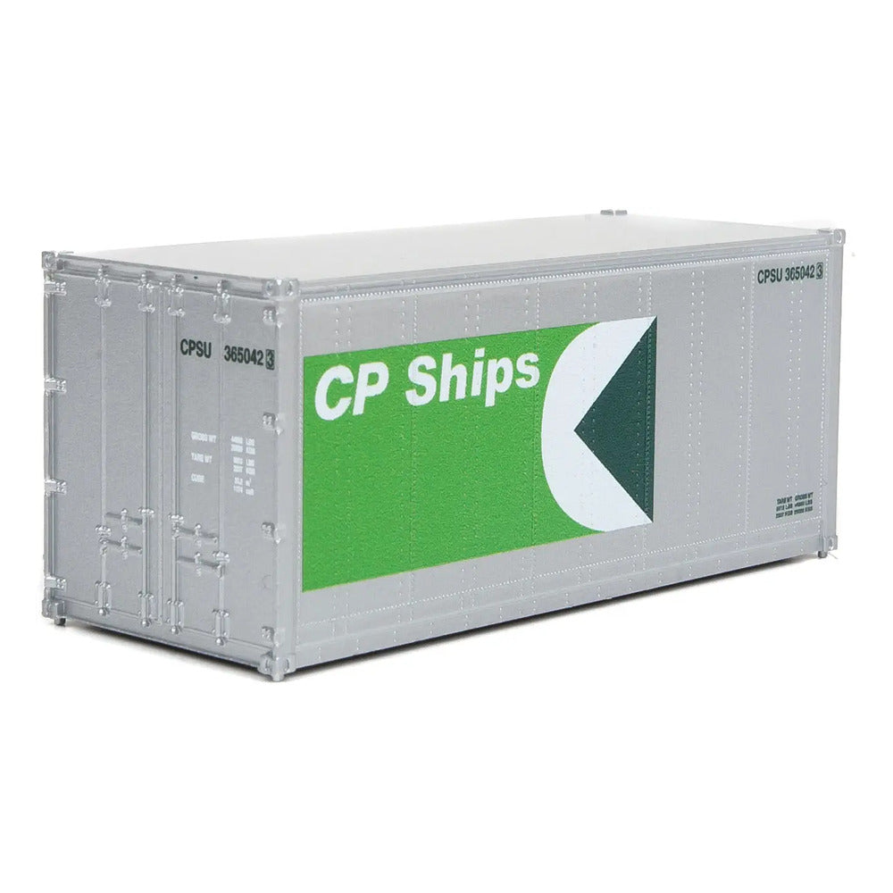 Walthers SceneMaster 949-8662 HO 20' Smooth-Side Container - CP Ships