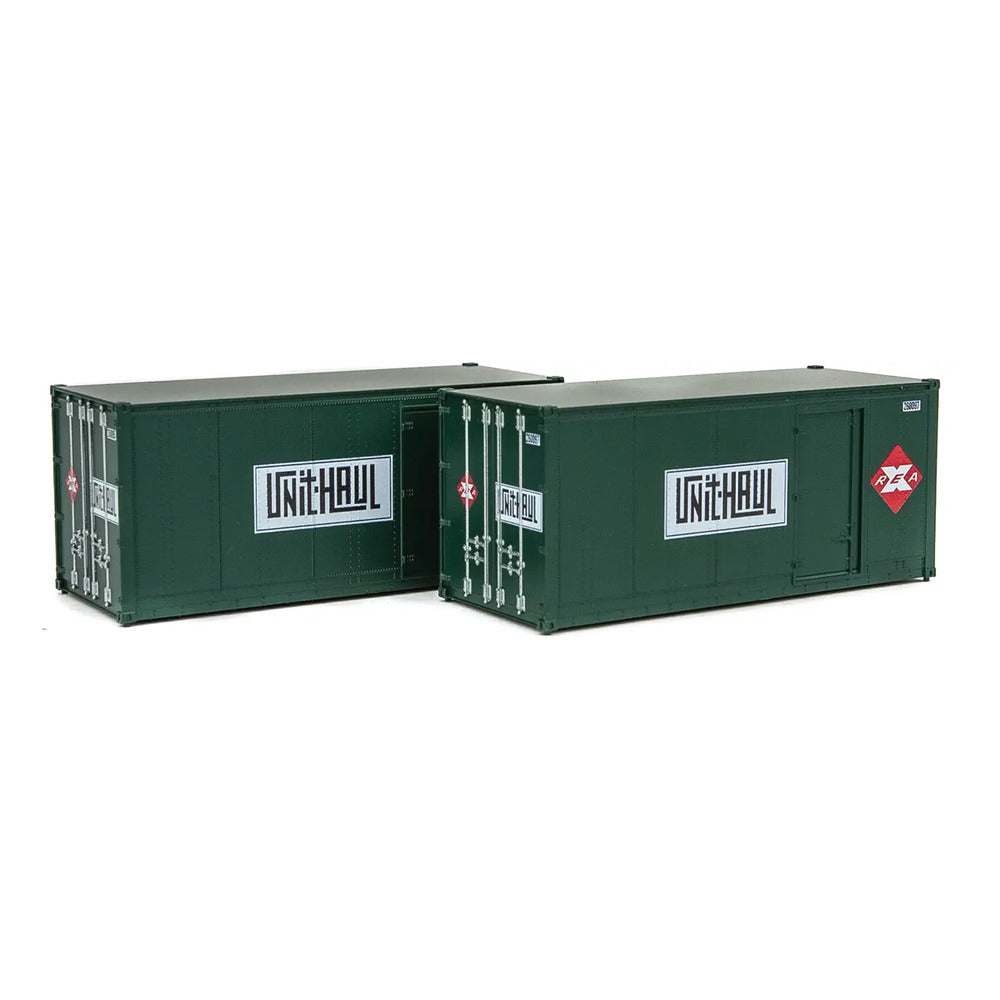 Walthers SceneMaster 8681 HO 20' Smooth Container REA #260095