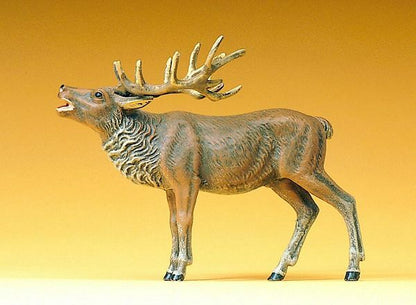 Preiser 47701 1:25 Scale Bellowing Stag Elk Wild Animal Figure