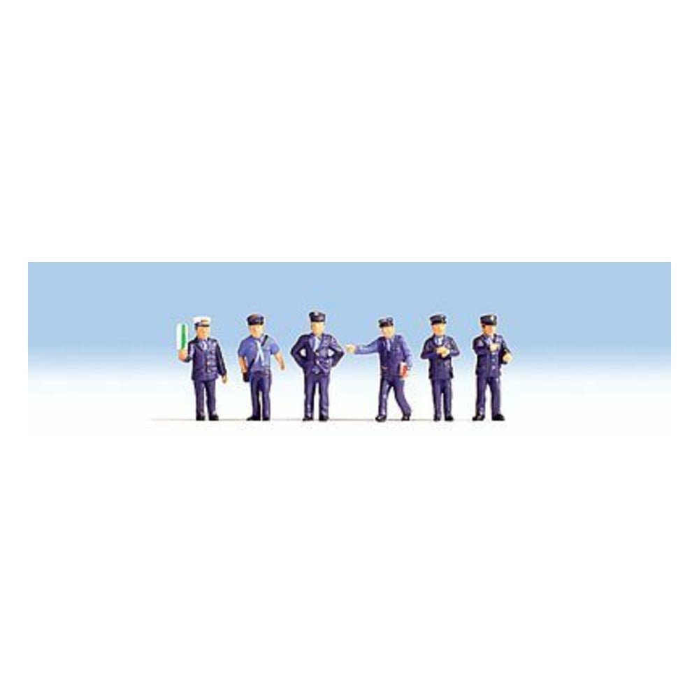 Noch 15269 HO Scale French Railway Officials -- pkg(6)