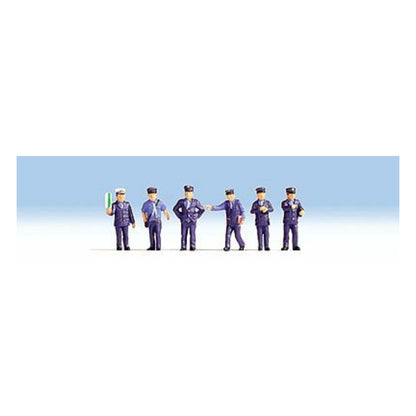 Noch 15269 HO Scale French Railway Officials -- pkg(6)
