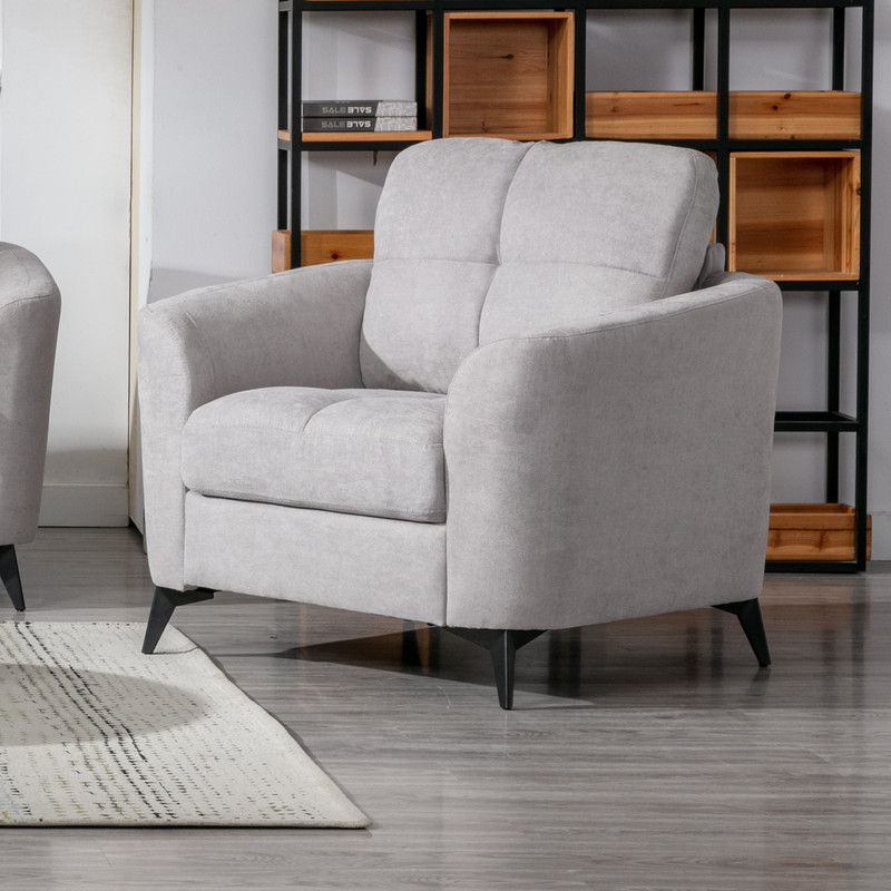 Callie - Woven Fabric Chair by Couch.com