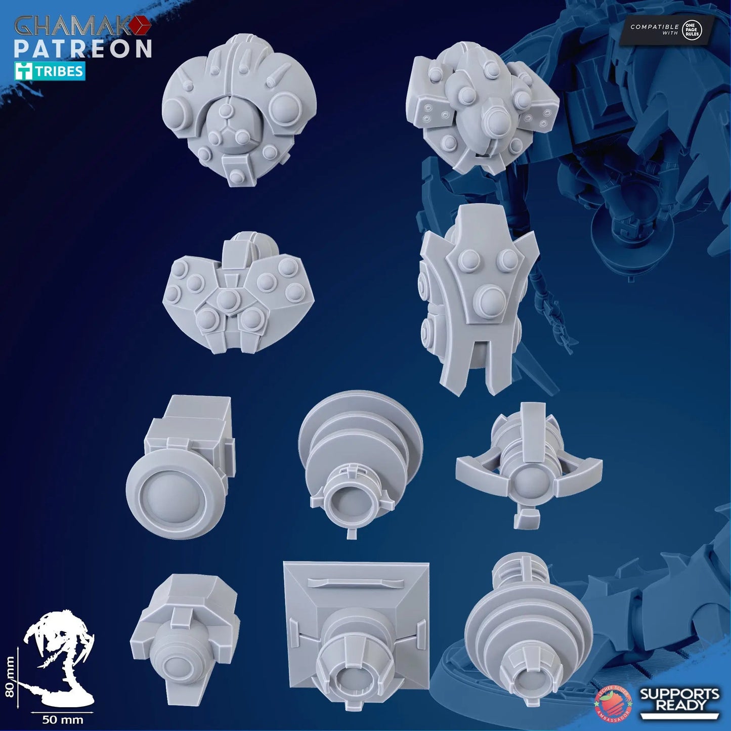 Undying Wraiths by Ghamak – 3-Unit Resin Printed Grimdark Sci-Fi Squad (28/32mm)