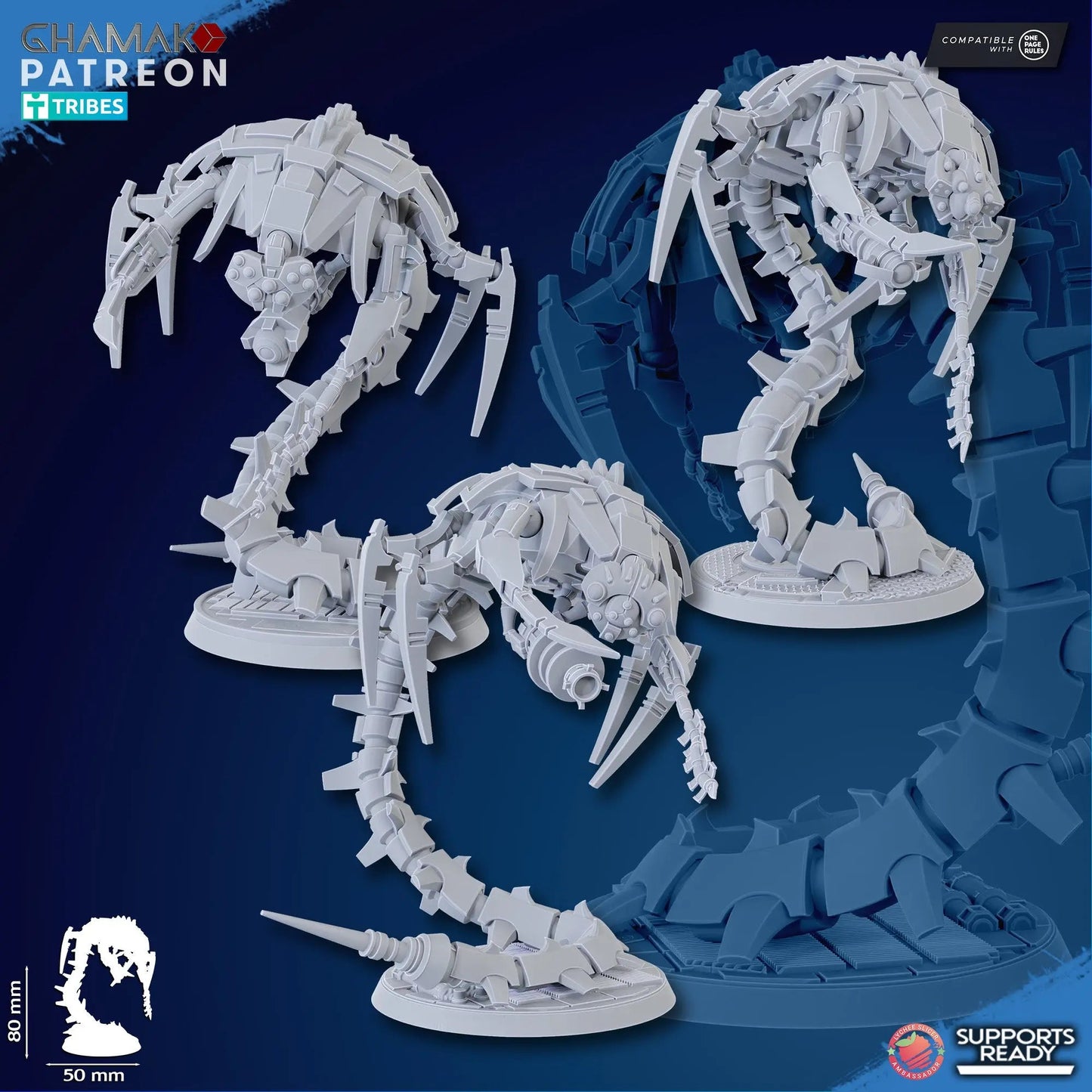 Undying Wraiths by Ghamak – 3-Unit Resin Printed Grimdark Sci-Fi Squad (28/32mm)