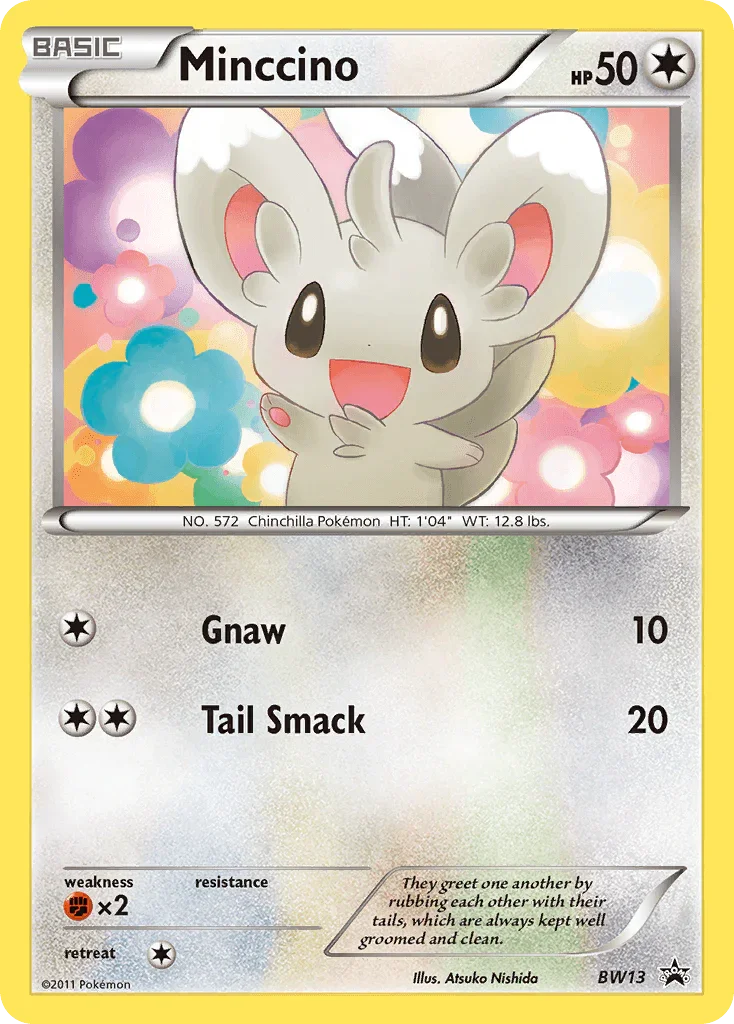 Minccino (BW13) [Black & White: Black Star Promos]