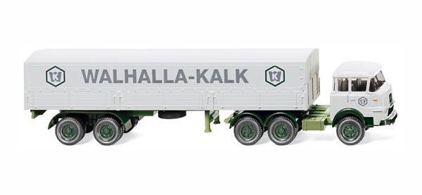 Wiking 048801 1/87 Scale Walhalla Kalk - Krupp 806 And Flatbed Trailer