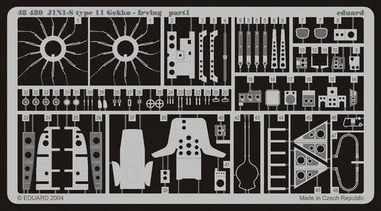 Eduard 48480 1/48 Aircraft- J1N1S Type 11 Gekko-Irving for TAM