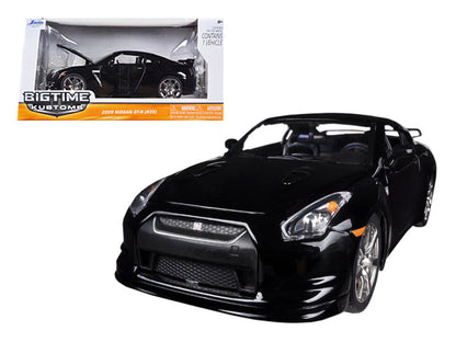 2009 Nissan GT-R R35 Black 1/24 Diecast Car Model by Jada  free shipping USA