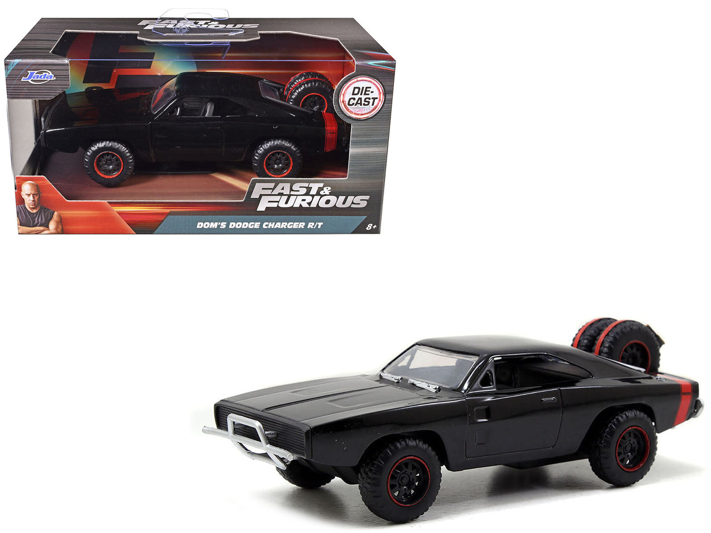 Dom's 1970 Dodge Charger R/T Off Road Version "Fast & Furious 7" Movie 1/32 Diecast Car Model by Jada  free shipping USA