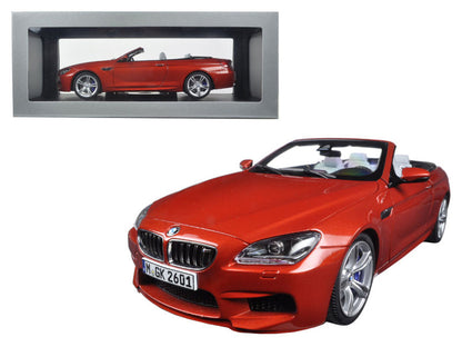 BMW M6 F12M Convertible Sakhir Orange 1/18 Diecast Model Car by Paragon  free shipping USA