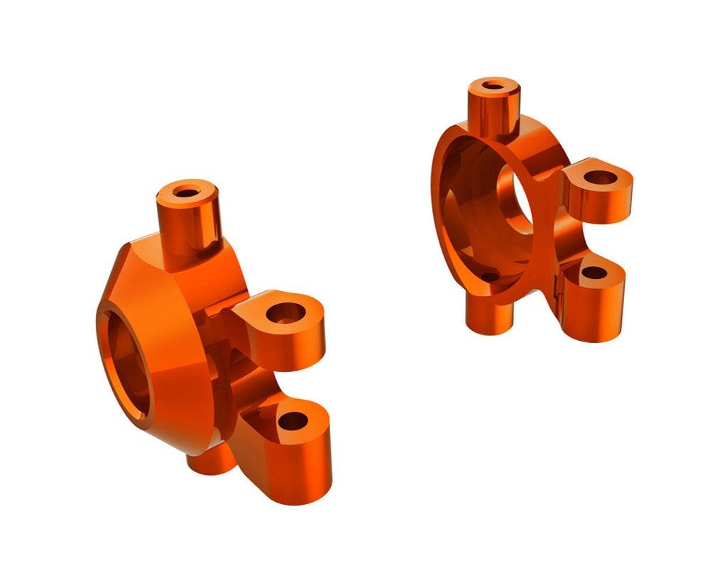Traxxas 9737-ORNG Aluminum Steering Blocks (Orange) (2) L&R TRX-4M