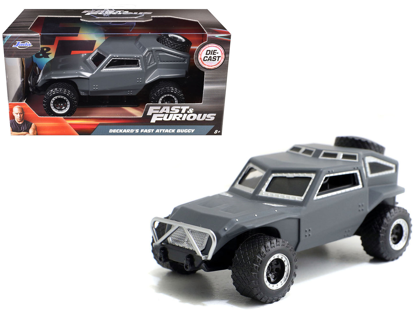 Deckard's Fast Attack Buggy Gray "Fast & Furious 7" Movie 1/32 Diecast Model Car by Jada  free shipping USA