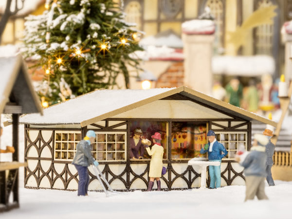Noch 14682 N Scale Christmas Market Stall Laser-Cut Kit