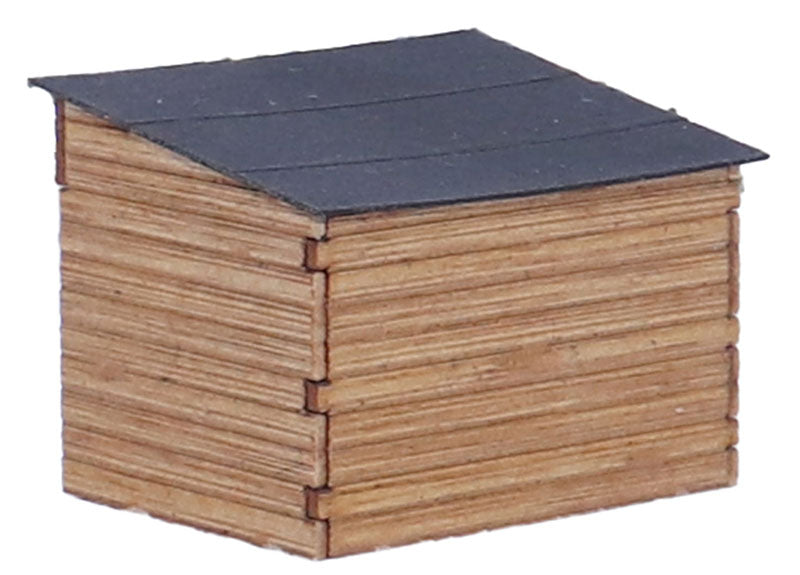 Vollmer 43745 1/87 Goat Barn with Goats, Polyplate HO Kit