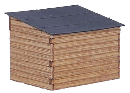 Vollmer 43745 1/87 Goat Barn with Goats, Polyplate HO Kit