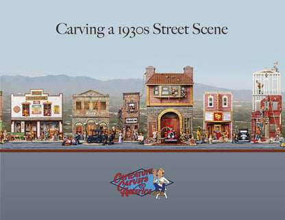 Carving a 1930s Street Scene by Schiffer Publishing