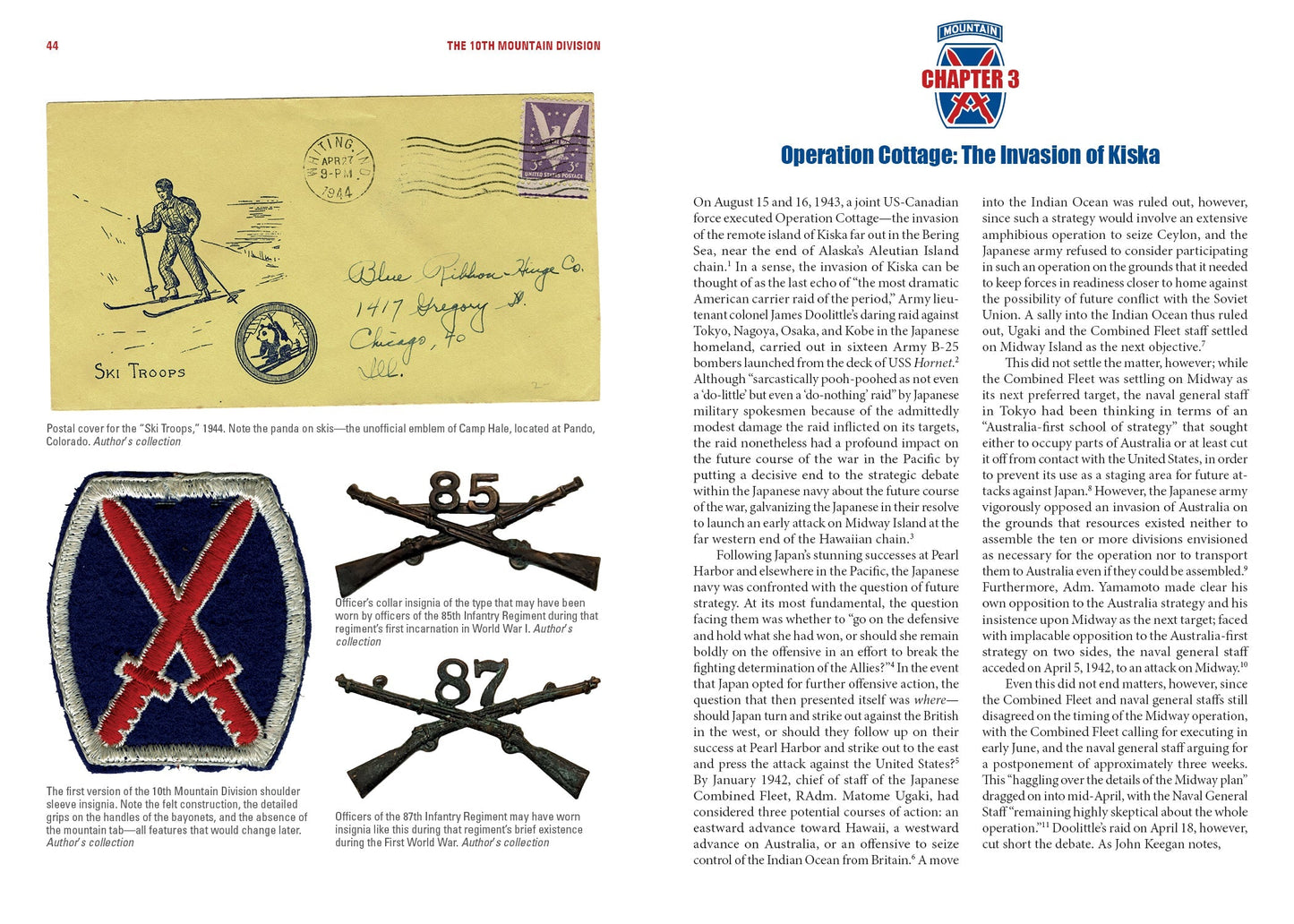 The 10th Mountain Division by Schiffer Publishing