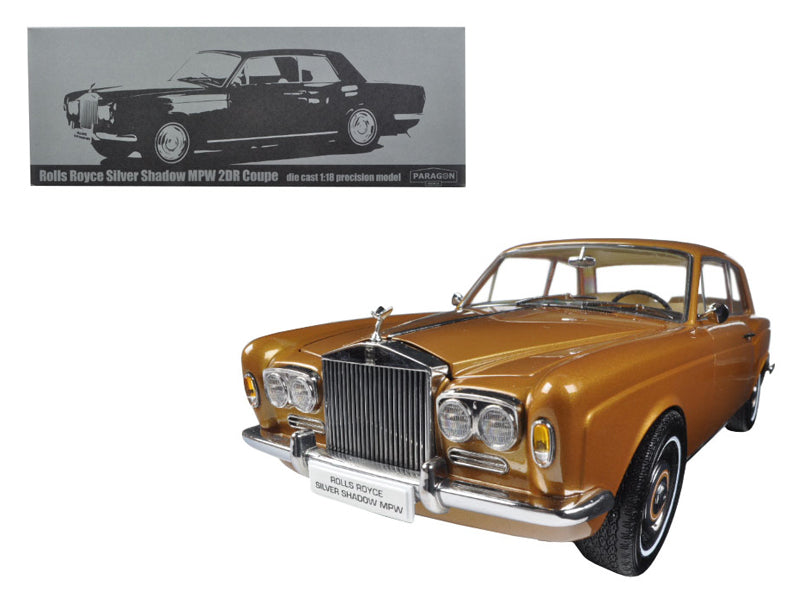 1968 Rolls Royce Silver Shadow Bronze 1/18 Diecast Model Car by Paragon  free shipping USA