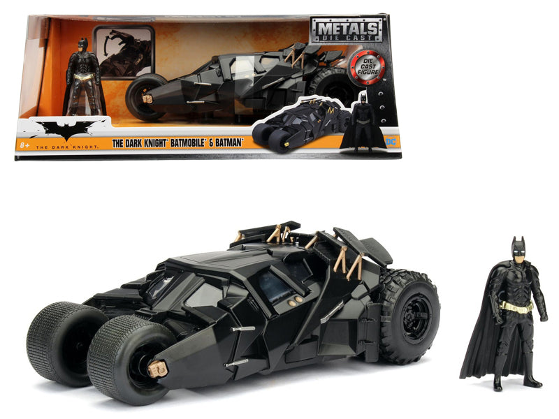 2008 "The Dark Knight" Tumbler Batmobile with Batman Diecast Figurine 1/24 Diecast Model Car by Jada  free shipping USA