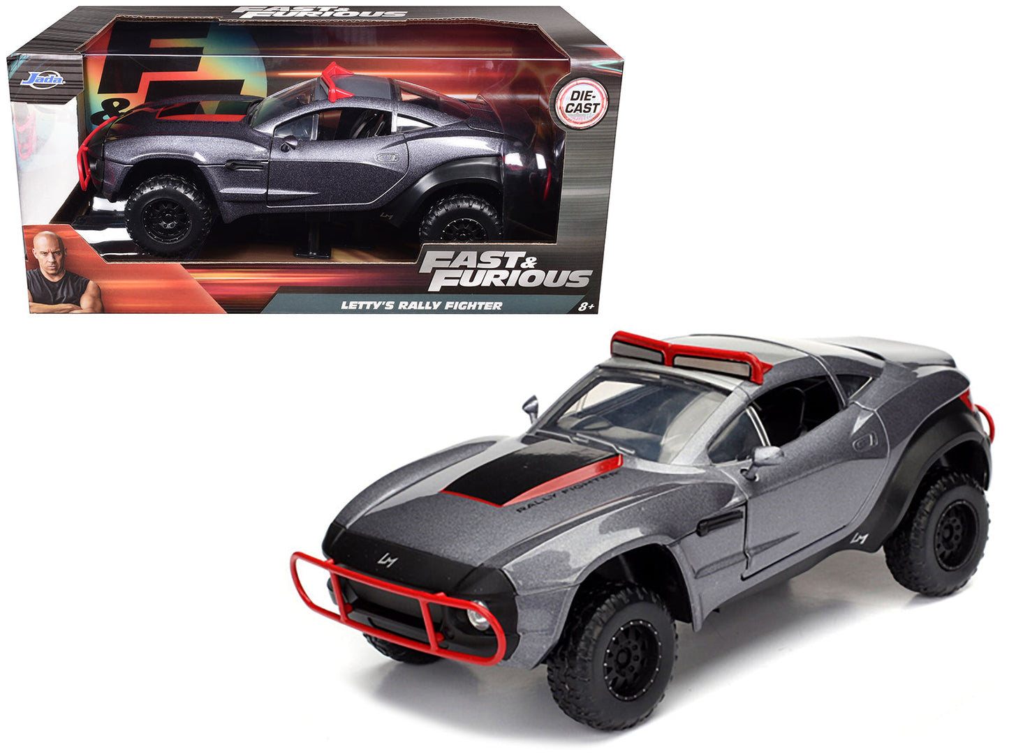 Letty's Rally Fighter Fast & Furious F8 "The Fate of the Furious" Movie 1/24 Diecast Model Car  by Jada  free shipping USA