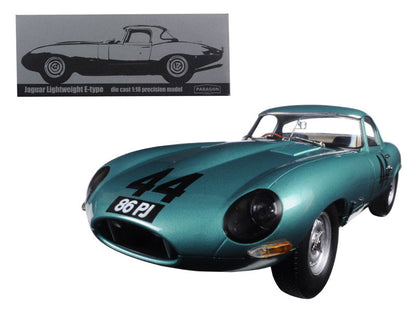 1963 Jaguar Lightweight E-Type #44 "Arkins 86 PJ" 1/18 Diecast Model Car by Paragon  free shipping USA