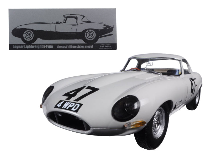1963 Jaguar Lightweight E-Type #47 "Coombs 4 WPD" 1/18 Diecast Model Car by Paragon  free shipping USA