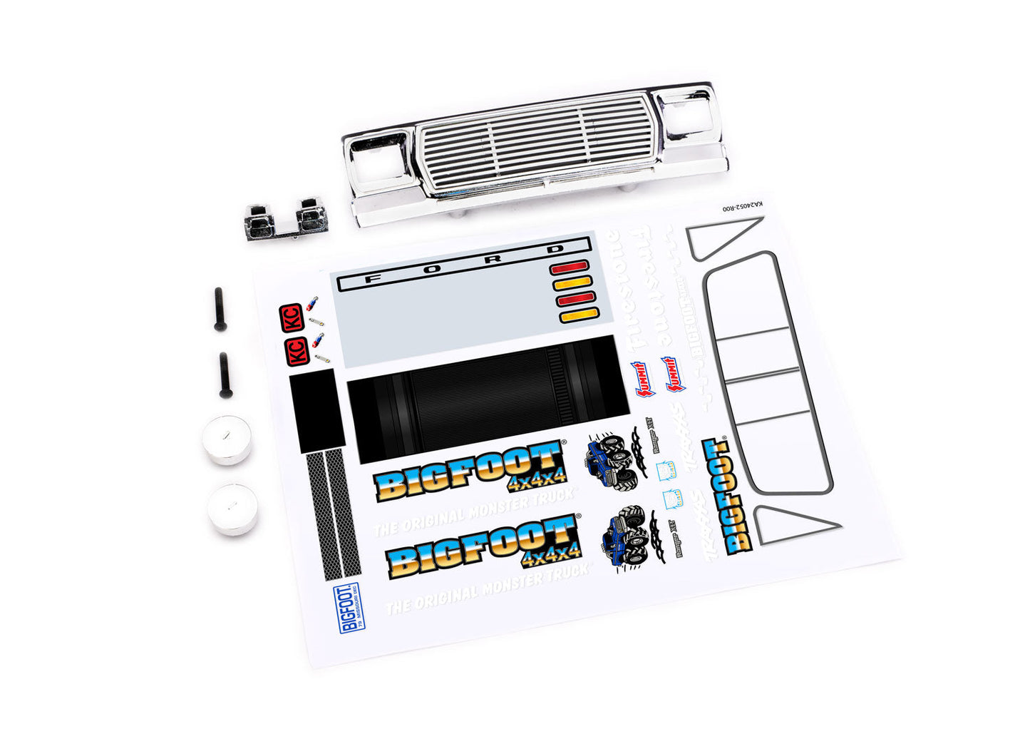 Traxxas 9844X TRX-4MT BIGFOOT No. 1 Body Kit