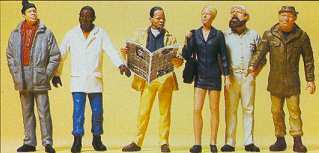 Preiser 45156 G Scale Pedestrians City Passers-By