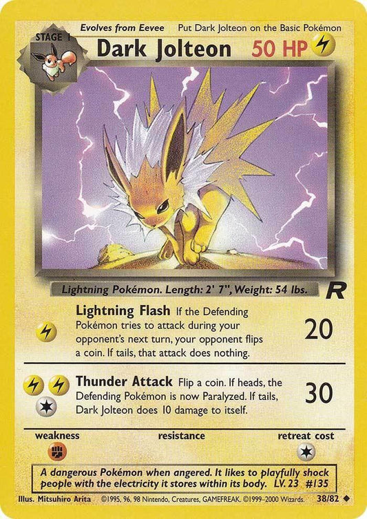 Dark Jolteon (38/82) [Team Rocket Unlimited]
