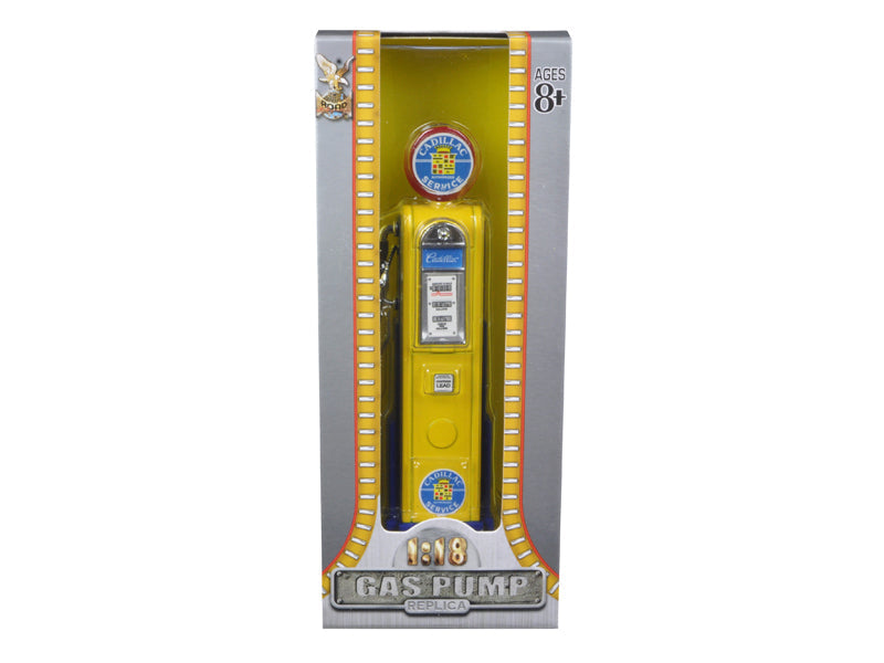 Cadillac Gasoline Vintage Gas Pump Digital 1/18 Diecast Replica by Road Signature  free shipping USA