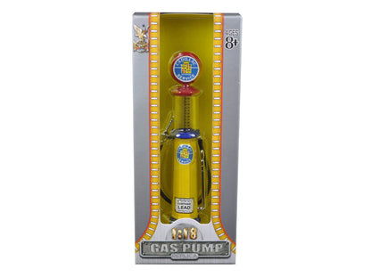 Cadillac Gasoline Vintage Gas Pump Cylinder 1/18 Diecast Replica by Road Signature  free shipping USA
