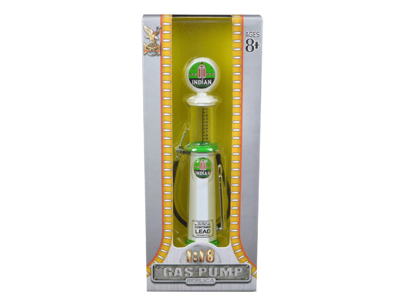 Indian Gasoline Vintage Gas Pump Cylinder 1/18 Diecast Replica by Road Signature  free shipping USA