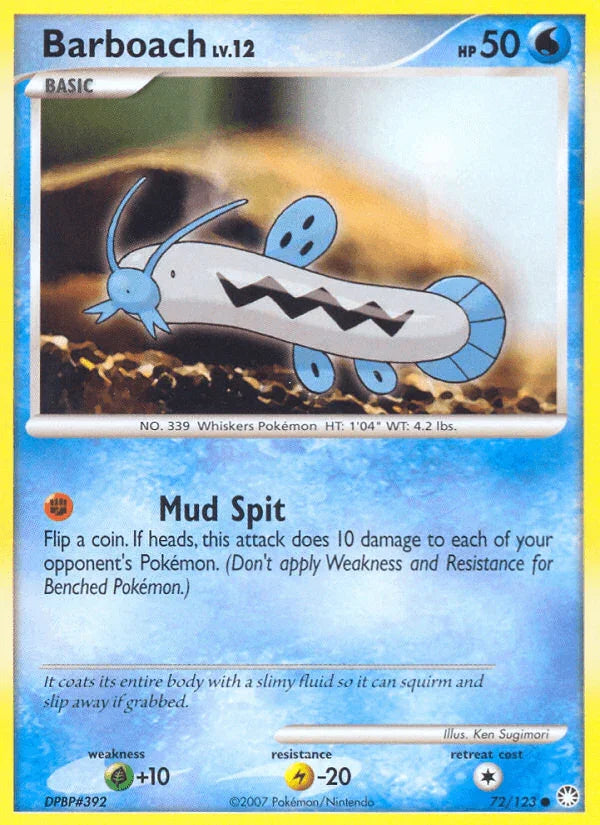 Barboach (72/123) [Diamond & Pearl: Mysterious Treasures]