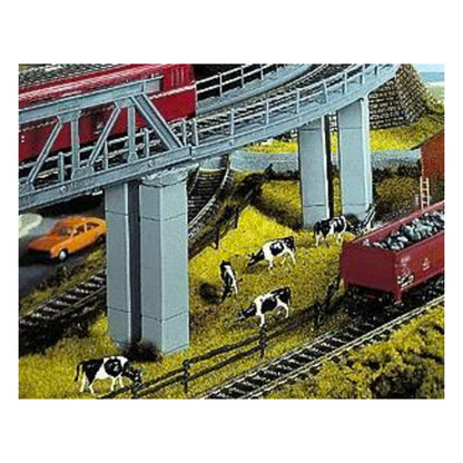 Noch 21420 HO Scale Double Bridge Piers -- 3-3/4" 9.4cm High