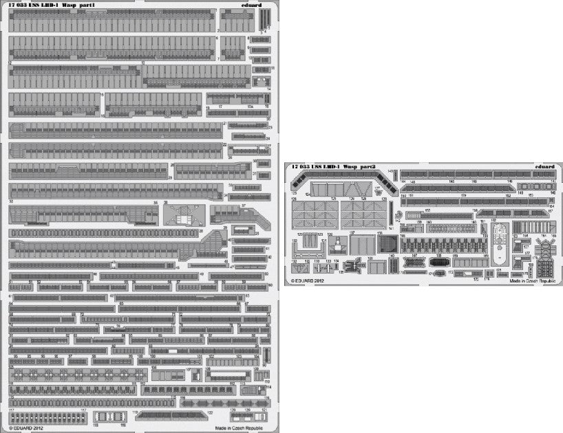 Eduard 17033 1/700 Ship- USS Wasp LHD1 for HBO