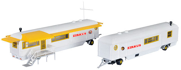 Kibri 15704 1/87 Home Trailers 2-Piece Plastic Model Kit