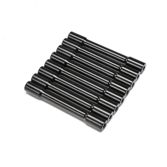 Losi LOS241072 Aluminum Crossbar End Plates Black 8 TLR Tuned LMT