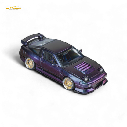 MicroTurbo Nissan 180SX Spirit Rei Purple Chameleon 1:64