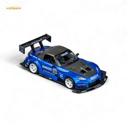 MicroTurbo Honda S2000 ENEOS #00 TOP FUEL - Candy Blue 1:64