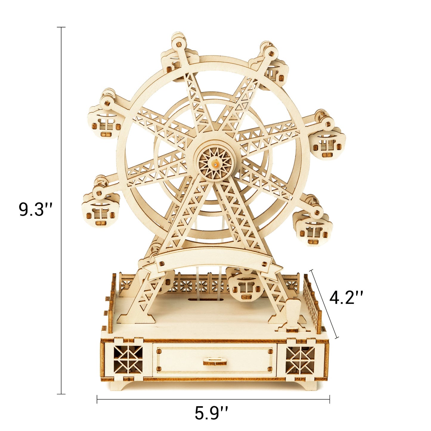 DIY Wooden Ferris Wheel Music Box Kit