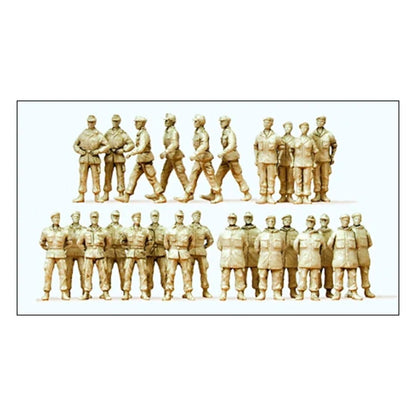 Preiser 72535 1:72 Modern German Army Parade Ground Set (26)