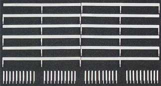 Preiser 18202 HO Scale Guard rail set 40/