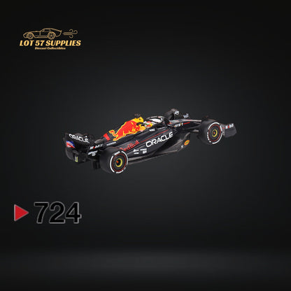 (Pre-Order) Mini-GT Oracle Red Bull Racing RB19 #1 Max Verstappen 2023 F1 2023 Bahrain GP Winner #724 1:64 MGT00724
